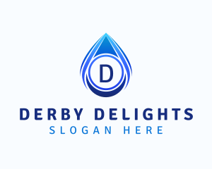 Water Liquid Droplet logo design