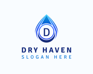 Water Liquid Droplet logo design