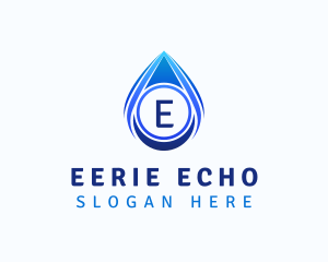 Water Liquid Droplet logo design