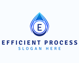 Water Liquid Droplet logo design