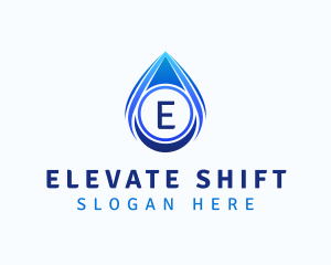 Water Liquid Droplet logo design