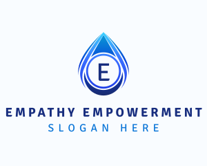 Water Liquid Droplet logo design