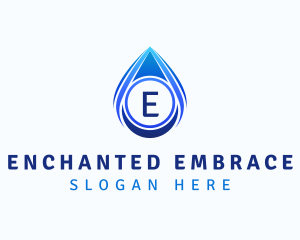 Water Liquid Droplet logo design