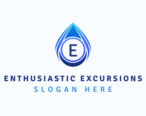 Water Liquid Droplet logo design