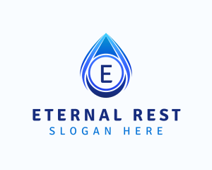 Water Liquid Droplet logo design