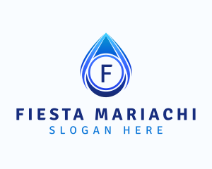 Water Liquid Droplet logo design