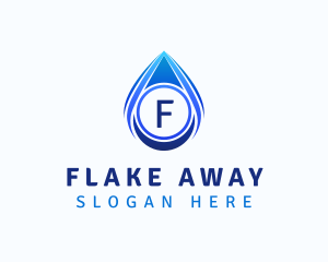 Water Liquid Droplet logo design