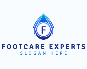 Water Liquid Droplet logo design