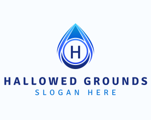 Water Liquid Droplet logo design