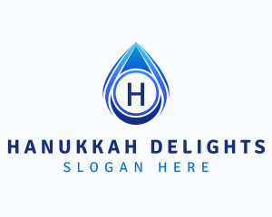 Water Liquid Droplet logo design