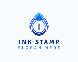 Water Liquid Droplet logo design