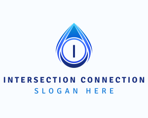 Water Liquid Droplet logo design