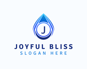 Water Liquid Droplet logo design