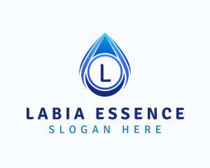 Water Liquid Droplet logo design