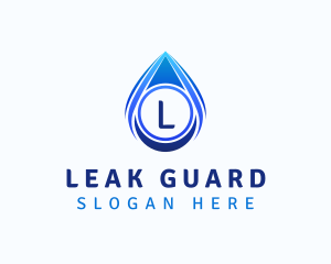 Water Liquid Droplet logo design