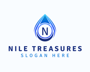 Water Liquid Droplet logo design