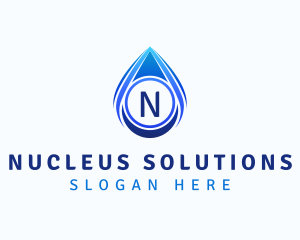 Water Liquid Droplet logo design