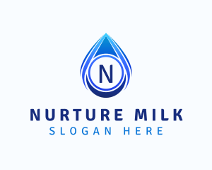 Water Liquid Droplet logo design