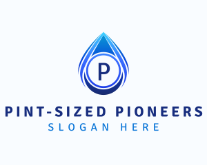 Water Liquid Droplet logo design