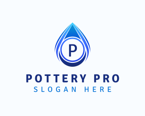 Water Liquid Droplet logo design