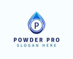 Water Liquid Droplet logo design