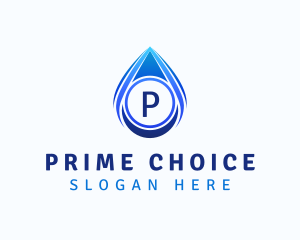 Water Liquid Droplet logo design