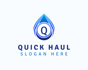 Water Liquid Droplet logo design