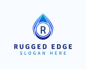 Water Liquid Droplet logo design