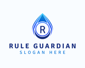 Water Liquid Droplet logo design