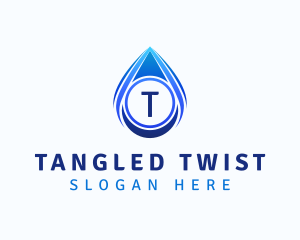 Water Liquid Droplet logo design