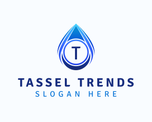 Water Liquid Droplet logo design