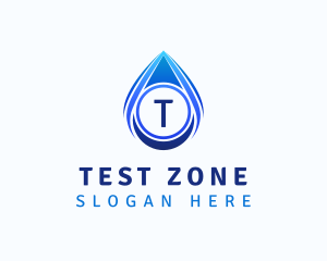 Water Liquid Droplet logo design