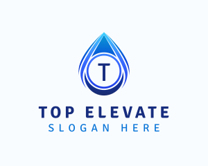 Water Liquid Droplet logo design