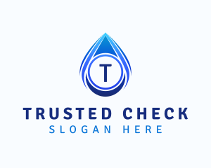 Water Liquid Droplet logo design