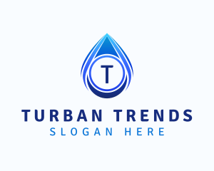 Water Liquid Droplet logo design