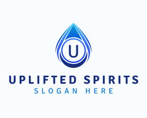 Water Liquid Droplet logo design