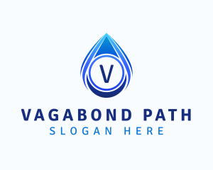 Water Liquid Droplet logo design