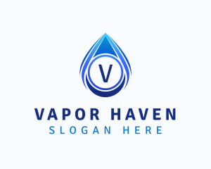 Water Liquid Droplet logo design