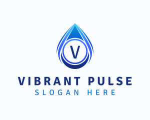 Water Liquid Droplet logo design