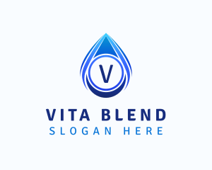 Water Liquid Droplet logo design