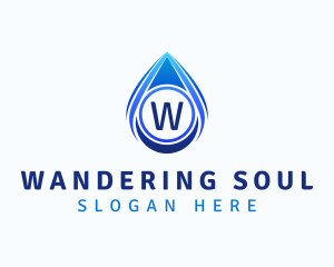 Water Liquid Droplet logo design