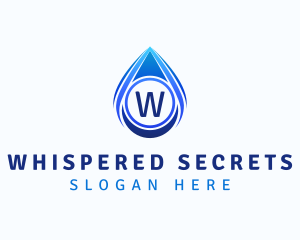 Water Liquid Droplet logo design