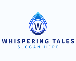 Water Liquid Droplet logo design