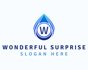 Water Liquid Droplet logo design