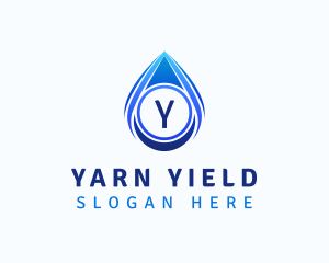 Water Liquid Droplet logo design