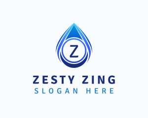 Water Liquid Droplet logo design