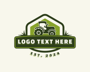 Tractor Vehicle Farming logo