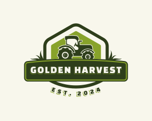 Tractor Vehicle Farming logo design