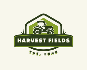 Tractor Vehicle Farming logo design