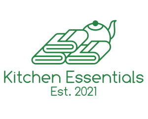 Kettle Kitchen Towel  logo design